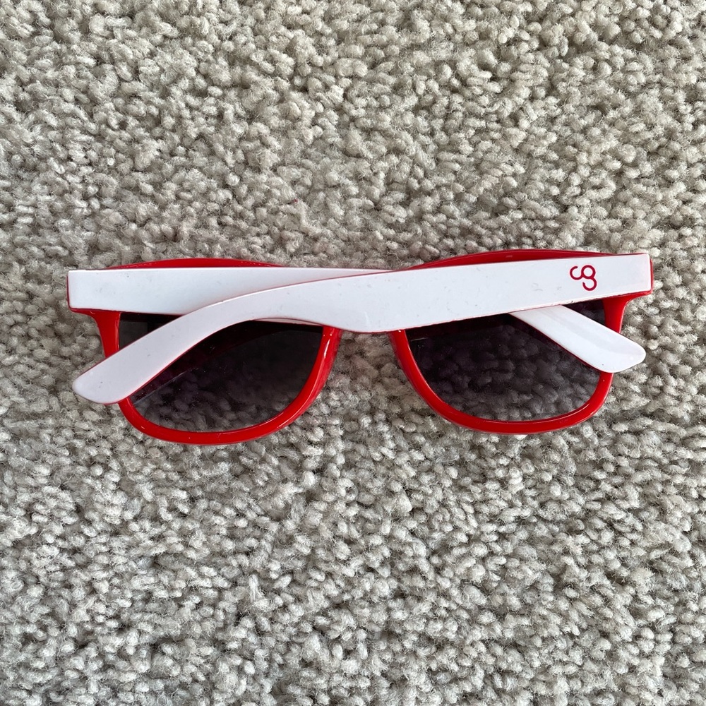 Camp Gladiator Plastic Sunglasses, Red, White, Outdoors, Workout, Run, Crossfit